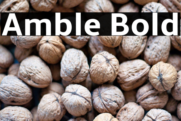 Amble Bold Example 2