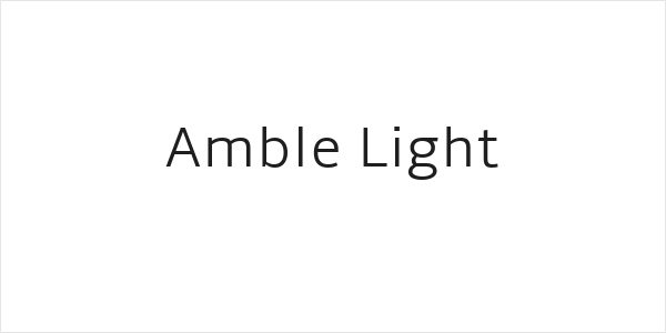 Amble Light Logo