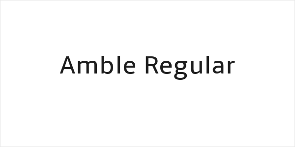 Amble Regular Logo