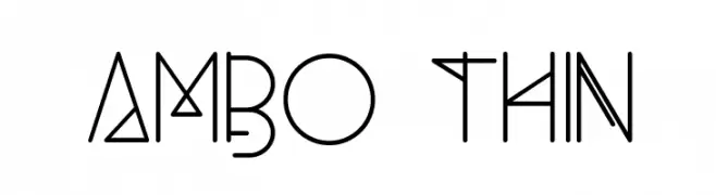 Ambo Thin  Free Fonts Download