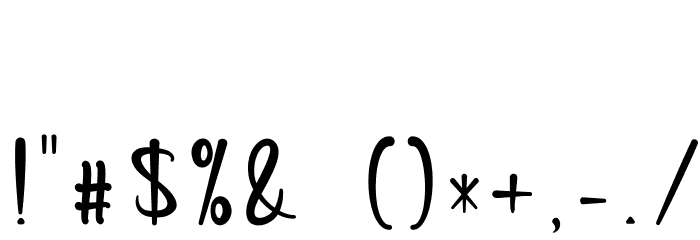Amboeng Font OTHER CHARS