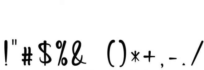 Amboeng Font OTHER CHARS