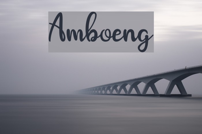 Amboeng Font examples