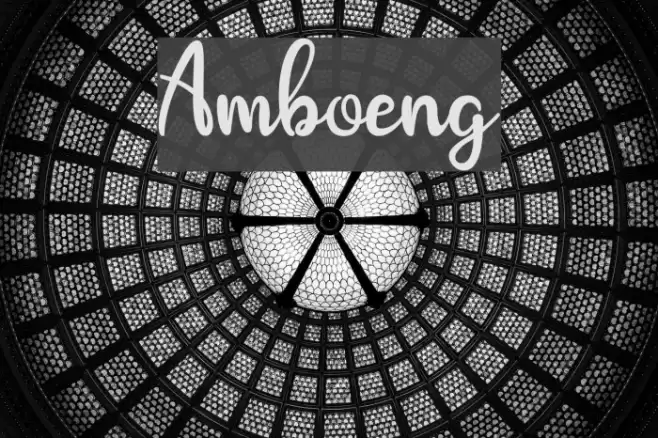 Amboeng Font examples
