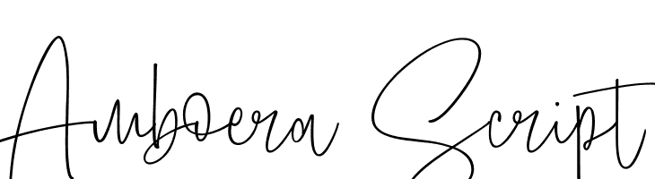Amboera Script  Free Fonts Download