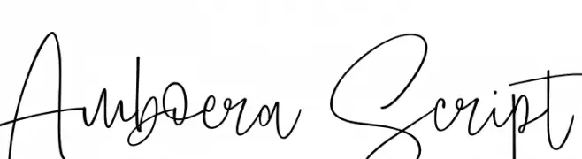 Amboera Script  Frei Schriftart Herunterladen