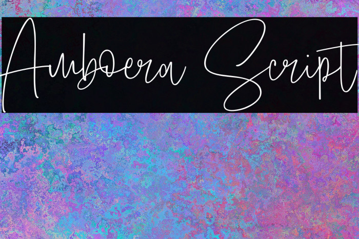 Amboera Script Example 1