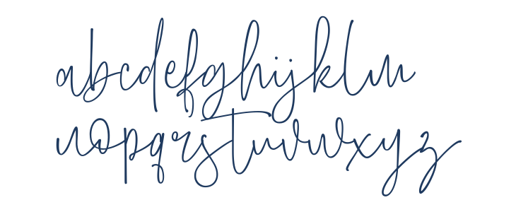 Amboera Script Lowercase