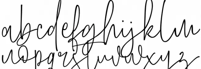 Amboera Script Fonte MINÚSCULAS