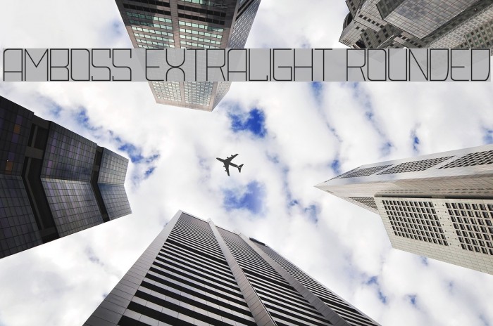 Amboss ExtraLight Rounded Font examples