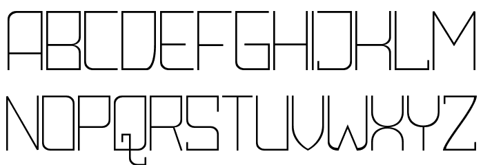 Amboss ExtraLight Rounded Font LOWERCASE