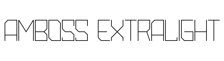 Amboss ExtraLight  font caratteri gratis