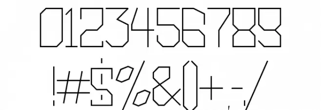 Amboss ExtraLight Font OTHER CHARS