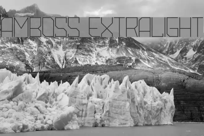 Amboss ExtraLight Font examples