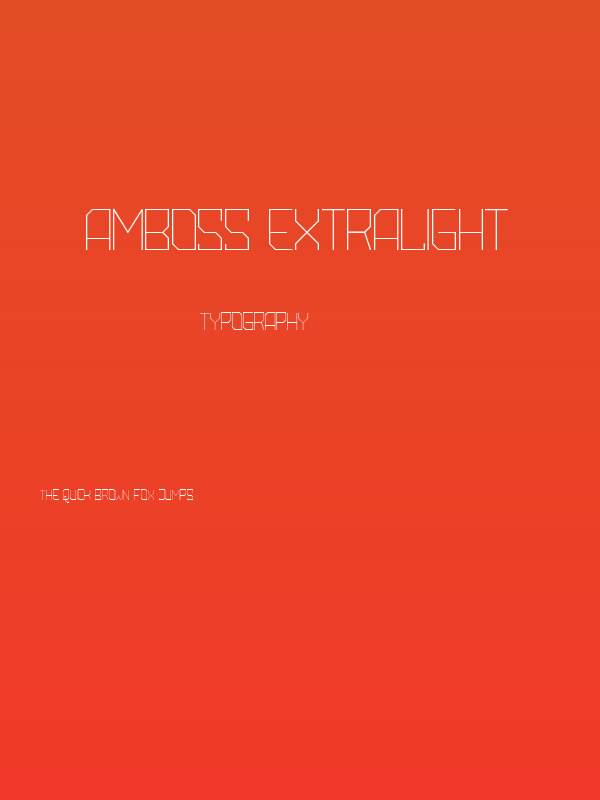 Amboss ExtraLight Poster