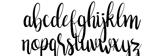 Ambrasto Font LOWERCASE