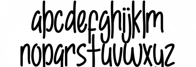 Ambridge Demo Schriftart Kleinbuchstaben
