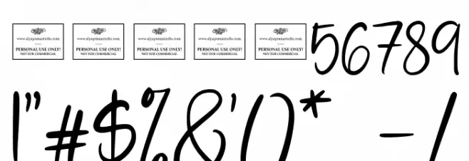 Ambridge Font Alte caractere