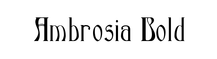 Ambrosia Bold  baixar fontes gratis