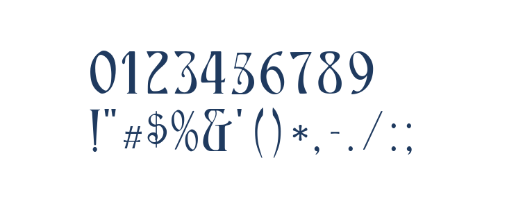 Ambrosia Bold Other Characters