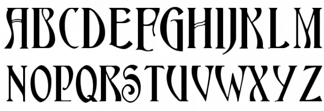 Ambrosia Bold Schriftart Groß
