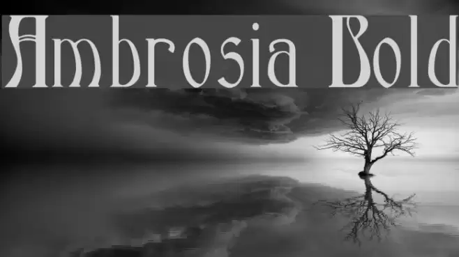 Ambrosia Bold Font examples