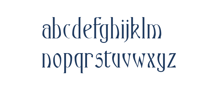 Ambrosia Bold Lowercase