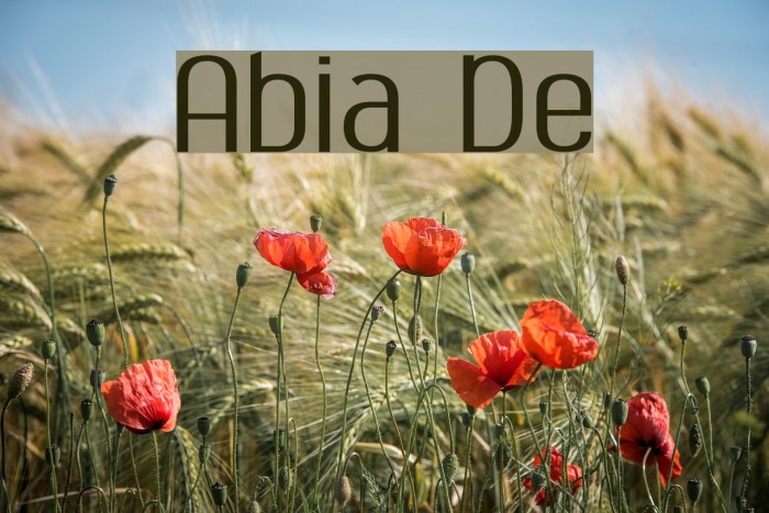 Ambrosia Demo Font examples