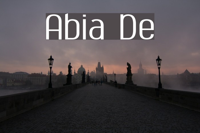 Ambrosia Demo Font examples