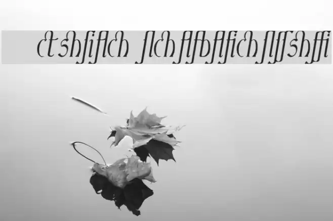 Ambrosia ItalicLigature Font examples