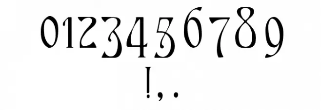 Ambrosia Ligature Font OTHER CHARS