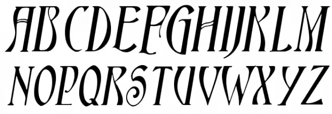 Ambrosia SlopedSmallCaps Font Litere mari