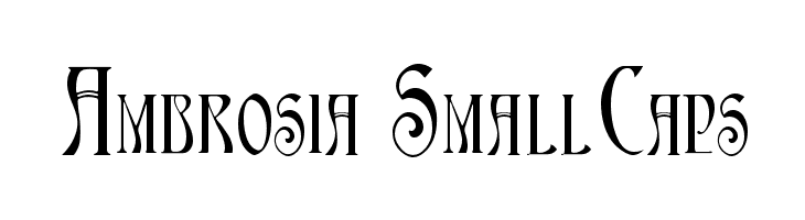 Ambrosia SmallCaps  免费字体下载