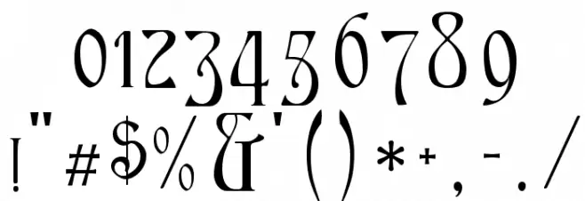 Ambrosia SmallCaps Font OTHER CHARS