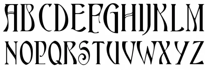 Ambrosia SmallCaps Schriftart Groß