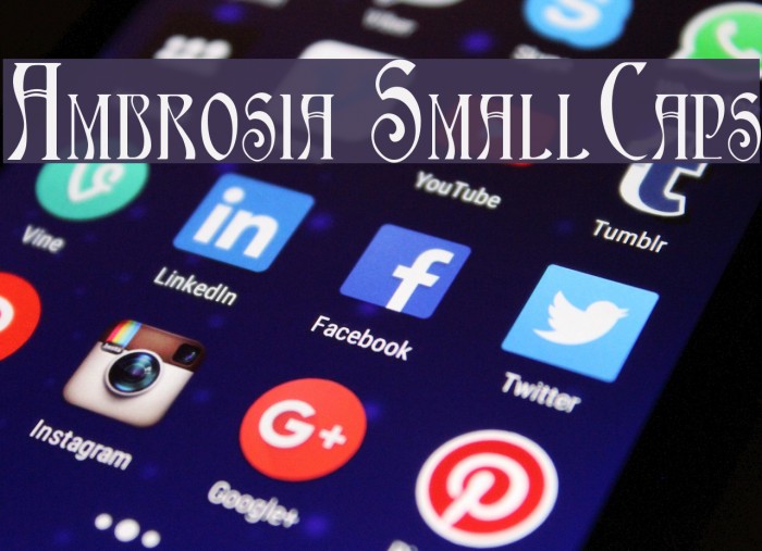 Ambrosia SmallCaps Example 3