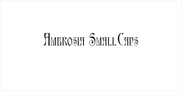 Ambrosia SmallCaps Logo
