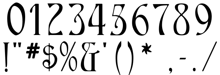 Ambrosia Font OTHER CHARS