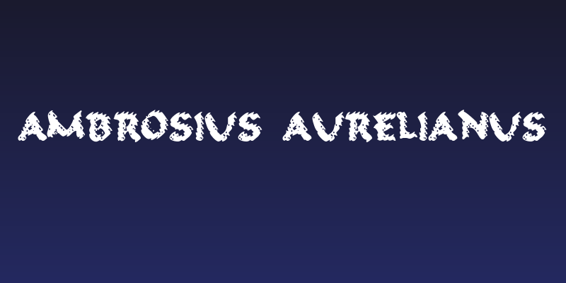 Ambrosius Aurelianus Social Header