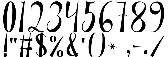 Ambulane Font OTHER CHARS