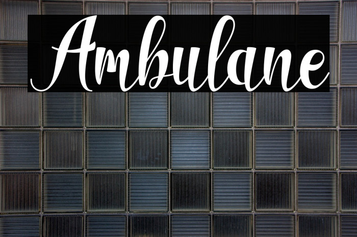 Ambulane Example 1