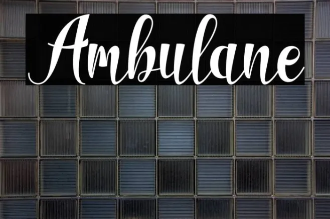 Ambulane Example 1