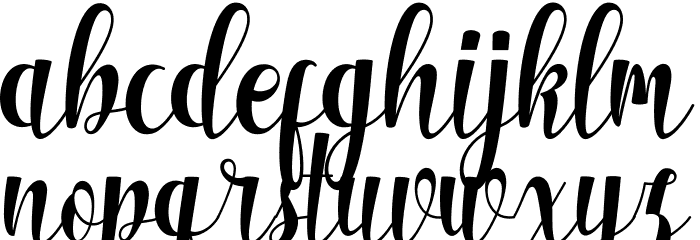 Ambulane Font LOWERCASE