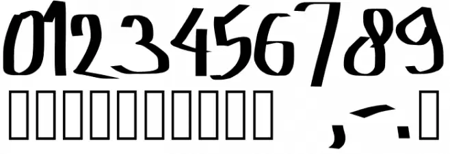 Amburegul Banget Font OTHER CHARS