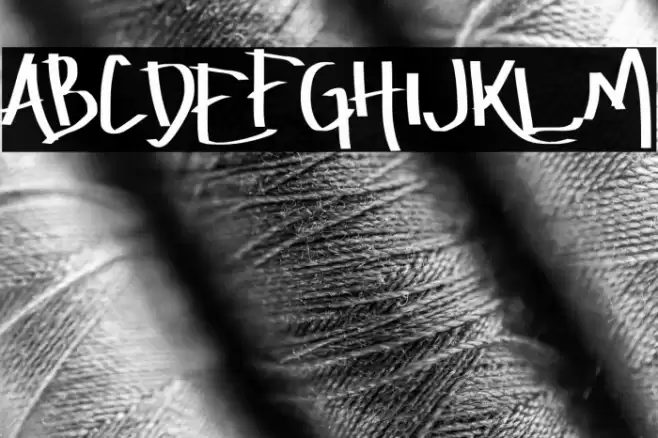 Amburegul Banget Font examples