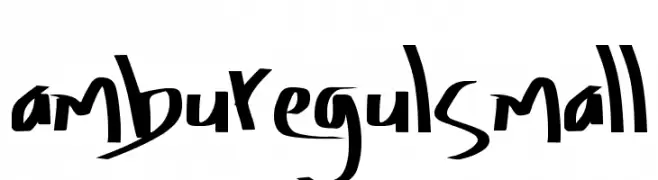 Amburegul Small  免费字体下载