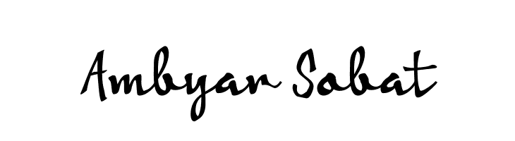 Ambyar Sobat  font caratteri gratis