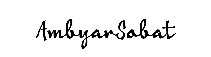 Ambyar Sobat  免费字体下载