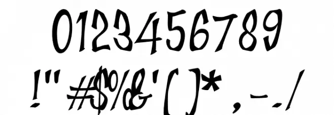 Ambyar Sobat Font OTHER CHARS