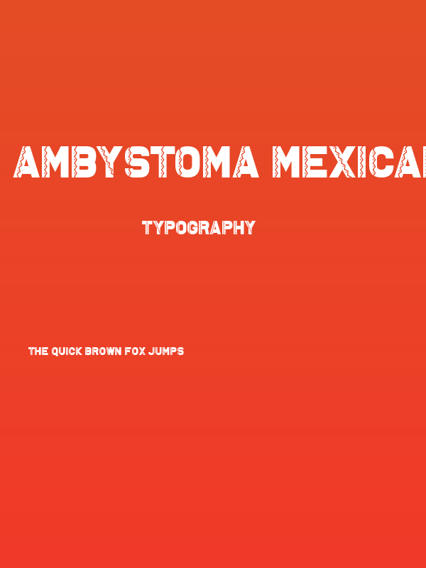 Ambystoma Mexicanum Poster
